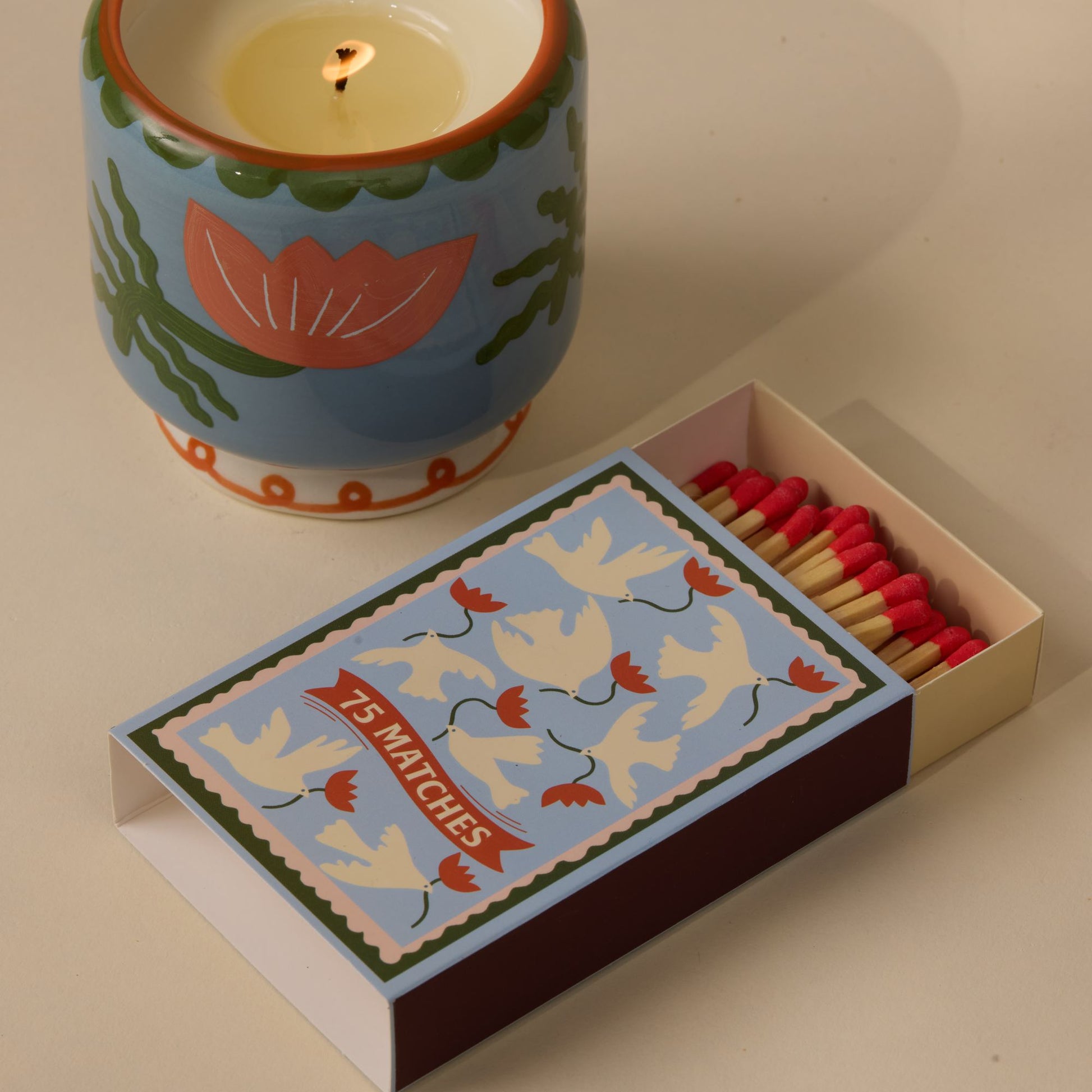 Paddywax A Dopo Keramik-Duftkerze Flower – Cactus Flower, 226g – Lifestyle