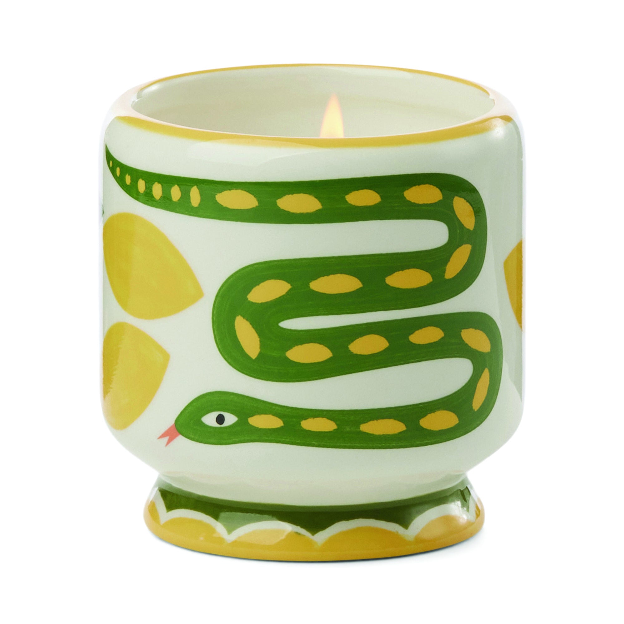 Paddywax A Dopo Keramik-Duftkerze Snake – Wild Lemongrass, 226g – Packshot