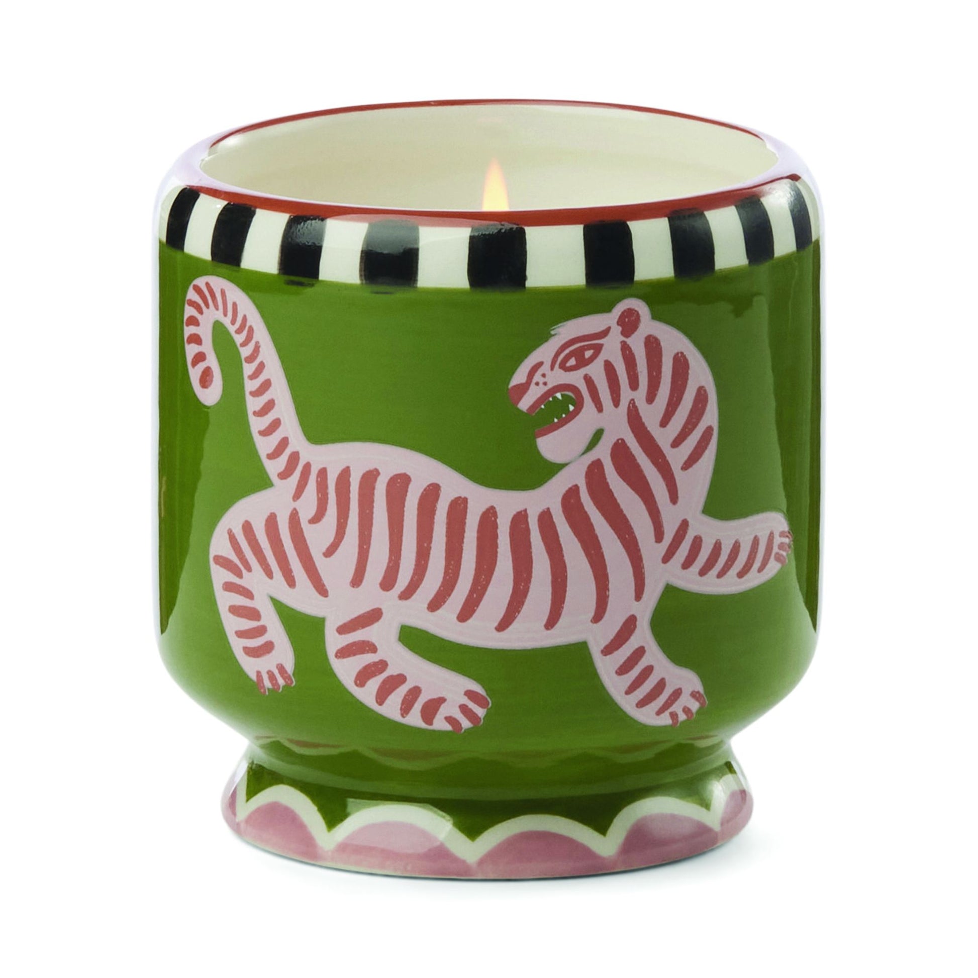 Paddywax A Dopo Keramik-Duftkerze Tiger – Black Cedar & Fig, 226g – Packshot