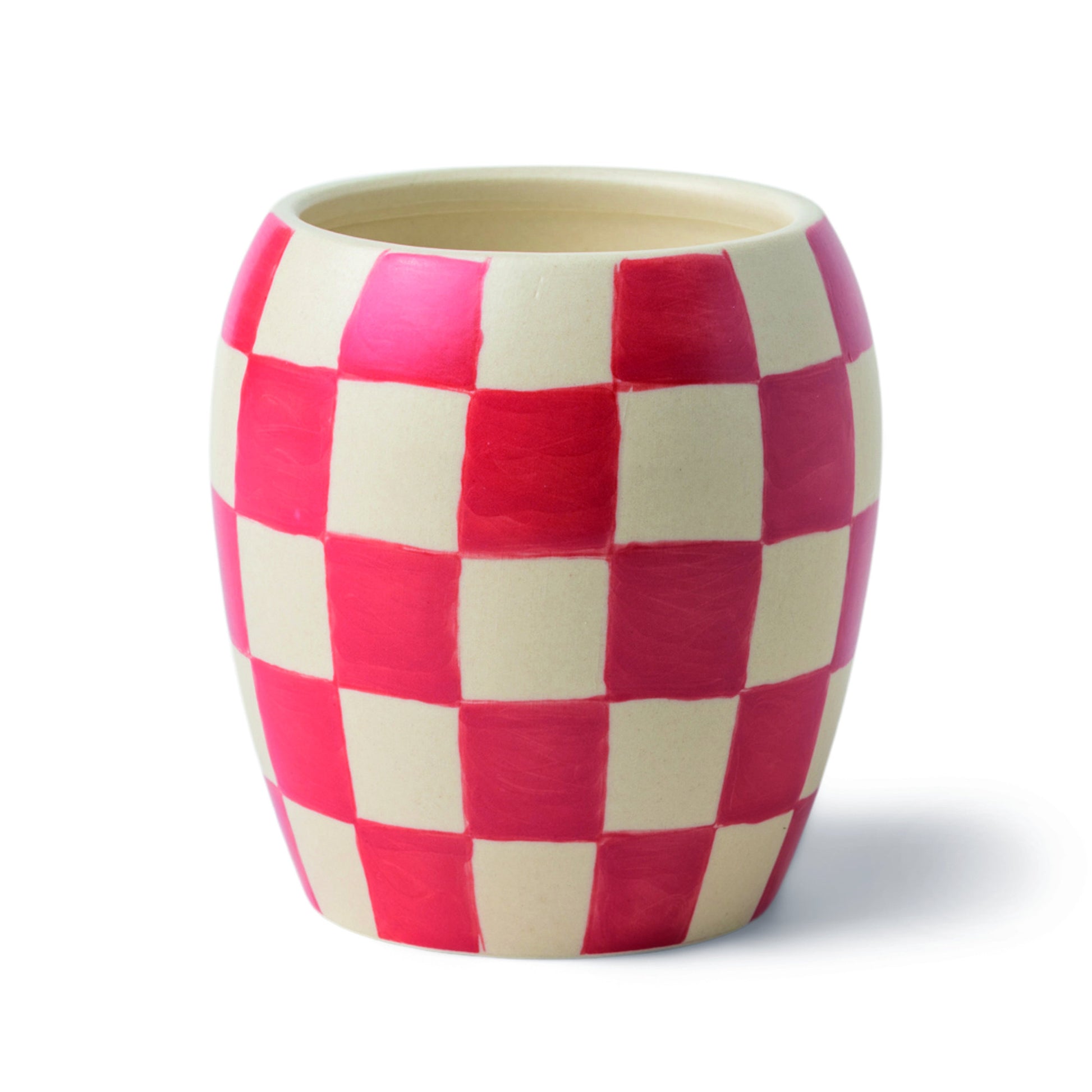 Paddywax Checkmate Porzellan-Duftkerze Rose Santal, 311g – Packshot