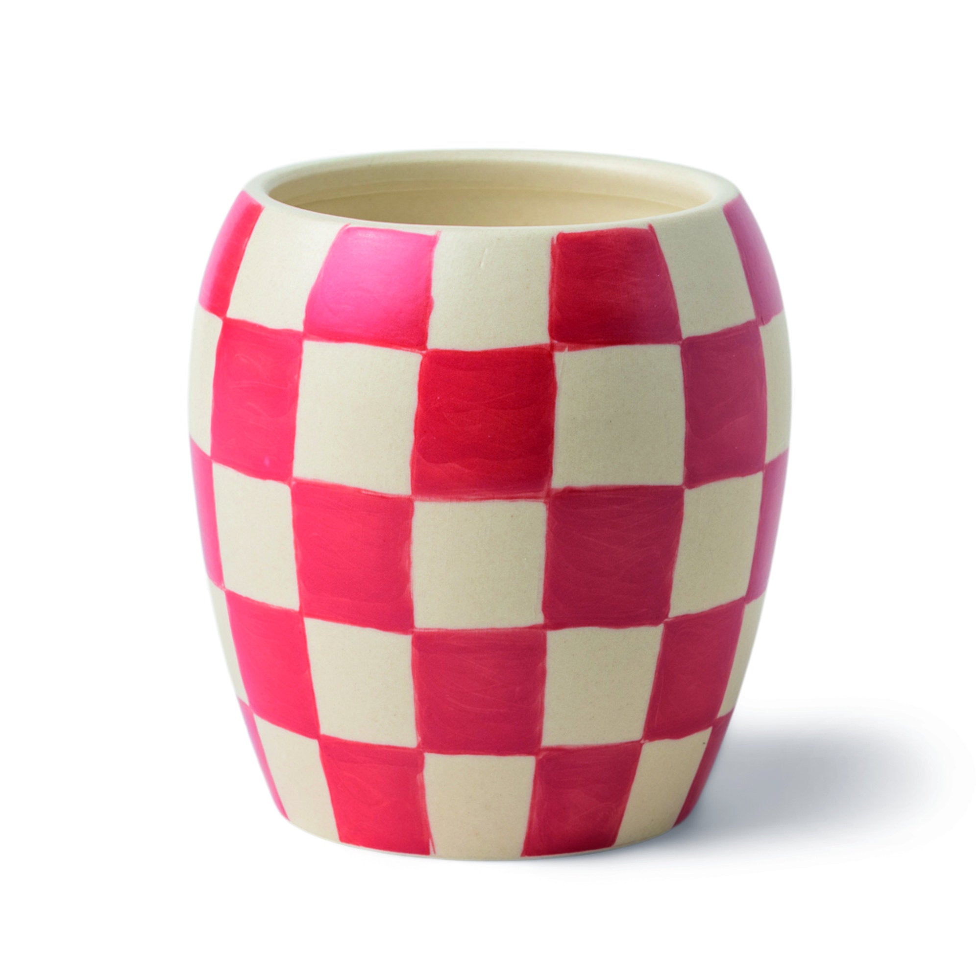 Paddywax Checkmate Porzellan-Duftkerze Rose Santal, 311g – Packshot
