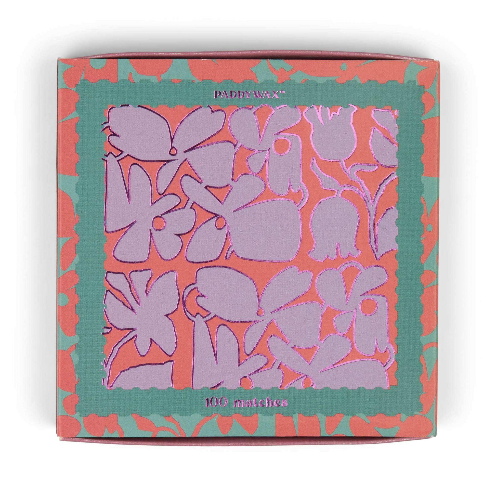 Paddywax Jumbo Streichhölzer Abstract Floral, 100 Stück – Packshot