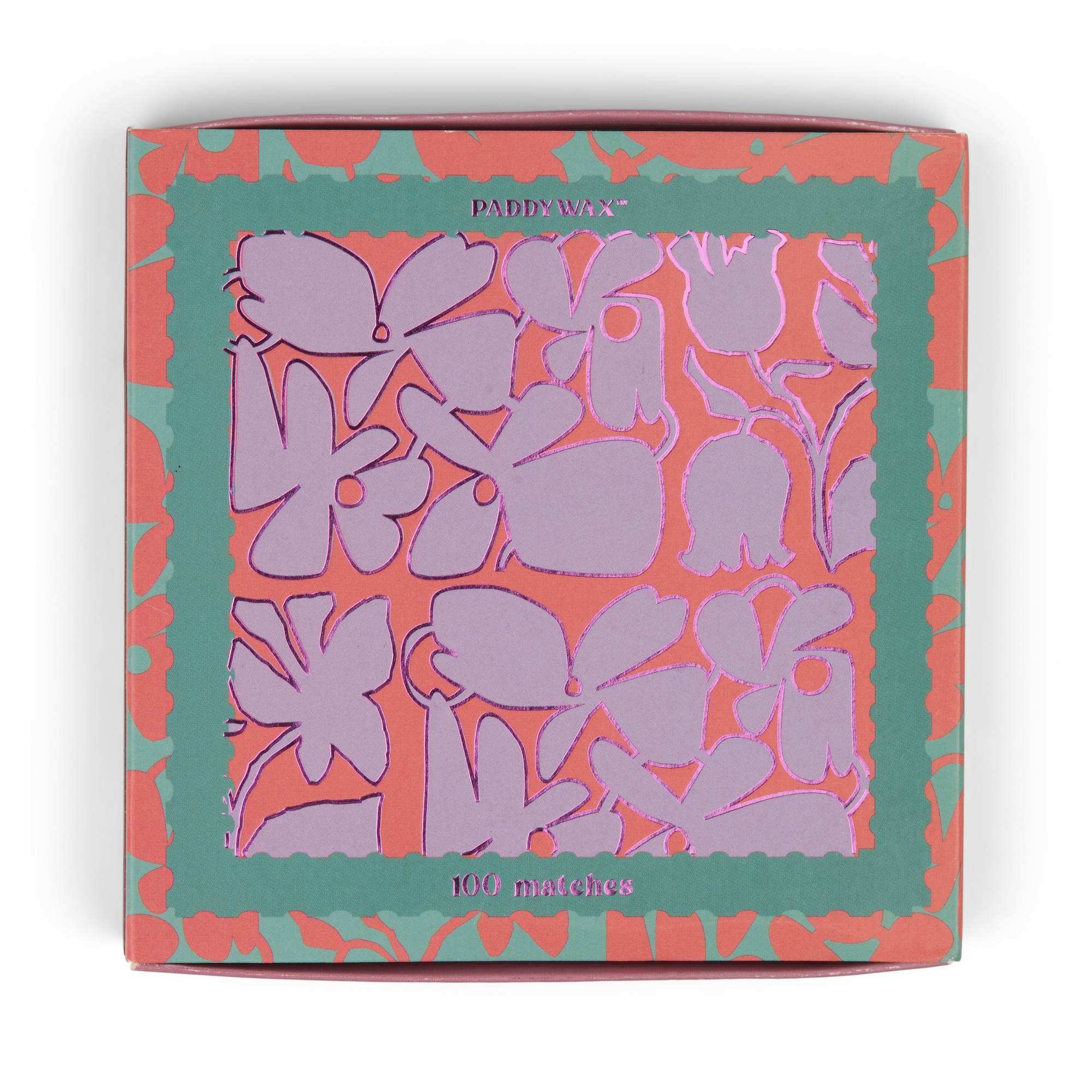 Paddywax Jumbo Streichhölzer Abstract Floral, 100 Stück – Packshot