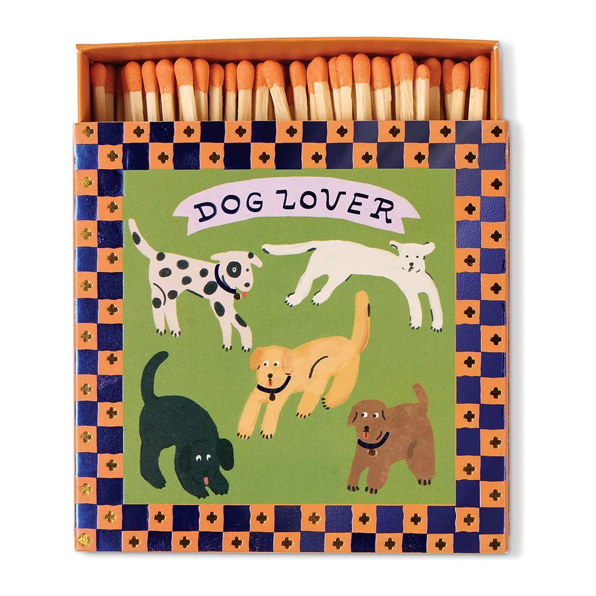 Paddywax Square Streichhölzer Dog Lover, 125 Stück – Packshot