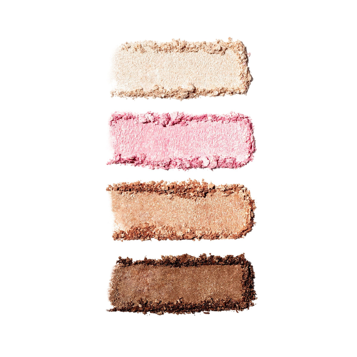 RMS Beauty ReDimension Daily Glow Palette – geöffnete Palette mit Farbstrichen