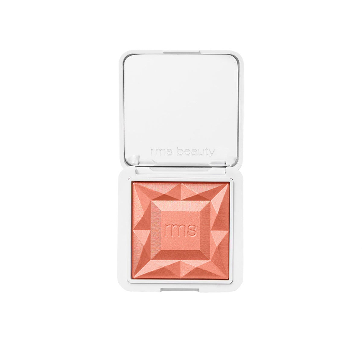 RMS Beauty ReDimension Hydra Powder Blush - Bohemian Girl, 7g – geöffnete Kompaktdose mit Spiegel