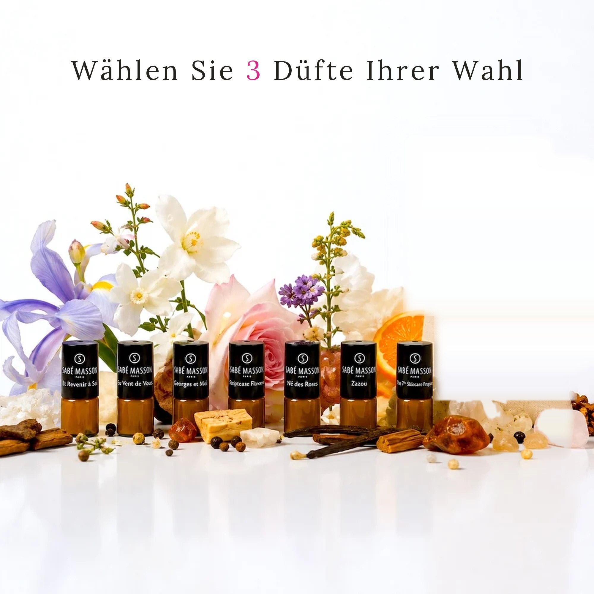 Sabé Masson Soft Perfume Entdecker-Set Roll-on