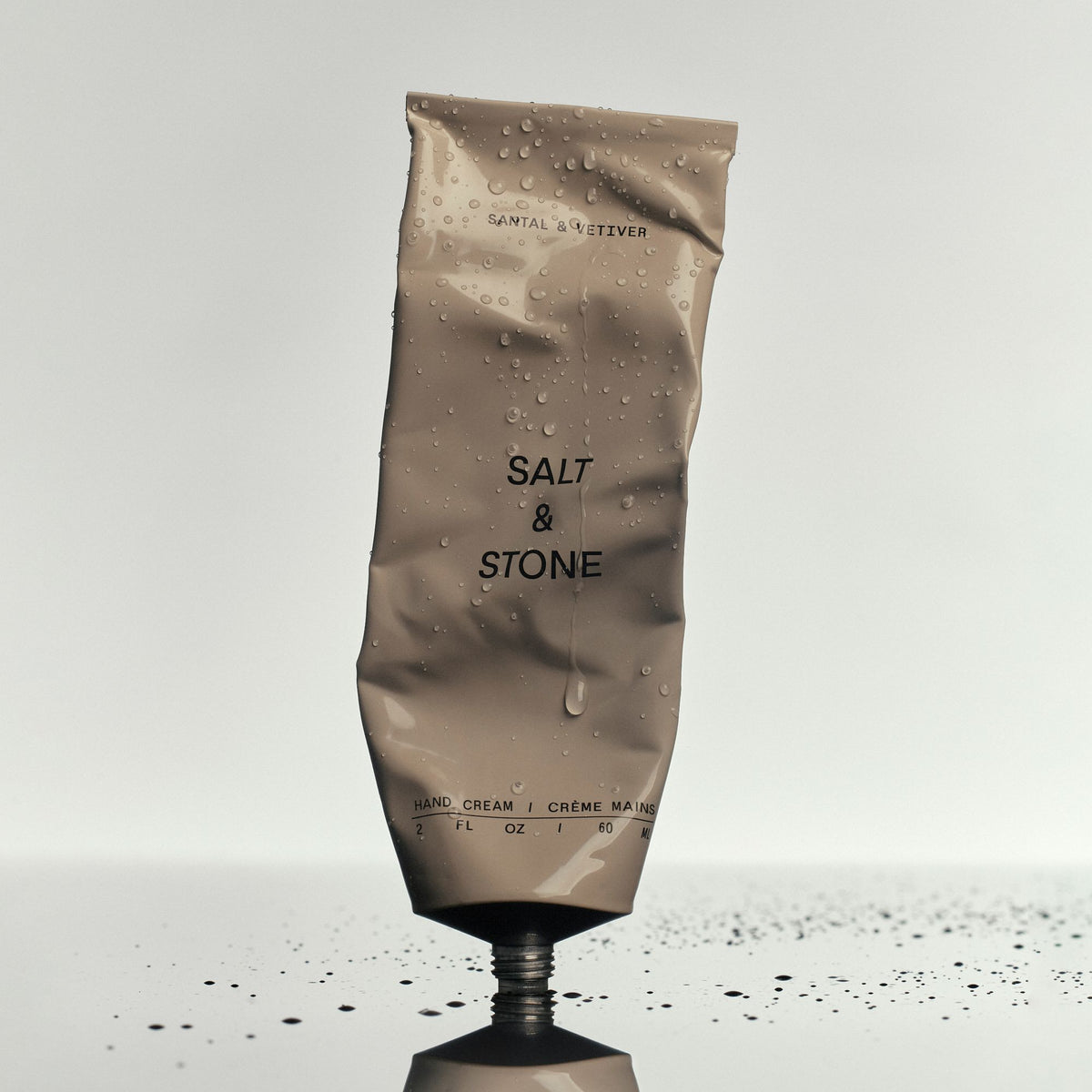 Salt & Stone Handcreme - Santal & Vetiver, 60ml – gebrauchte Tube