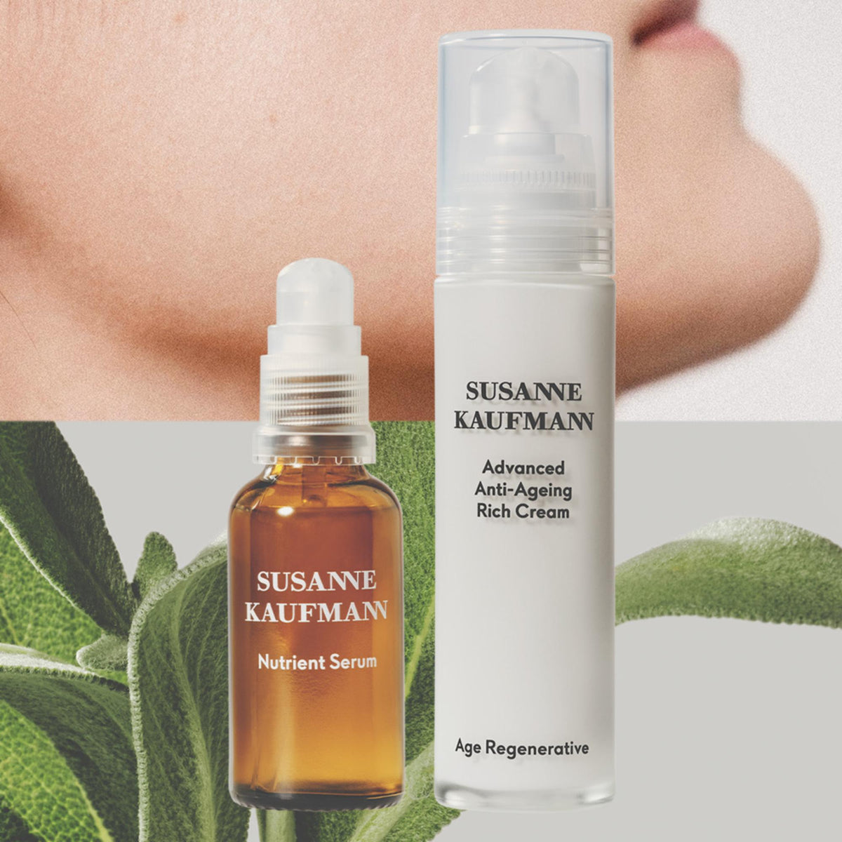 Susanne Kaufmann Advanced Anti-Ageing Rich Cream / Reichhaltige Anti-Aging-Creme, 50ml – mit Nutrient Serum