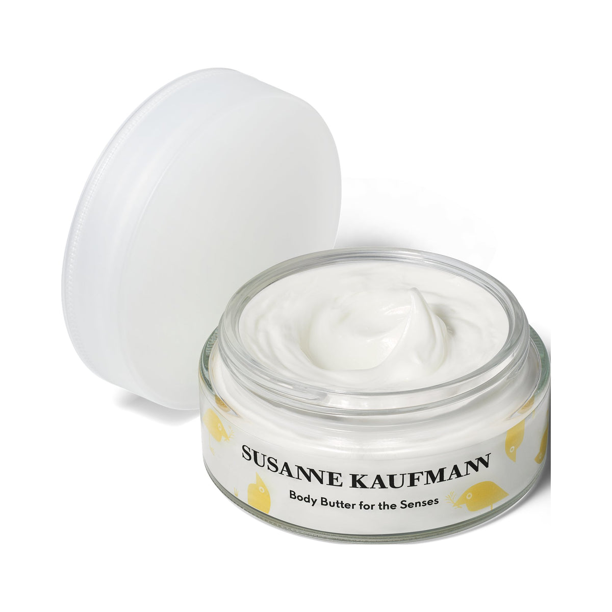 Susanne Kaufmann Body Butter for the Senses / Körperbutter, 200ml – geöffneter Tiegel mit Körperbutter
