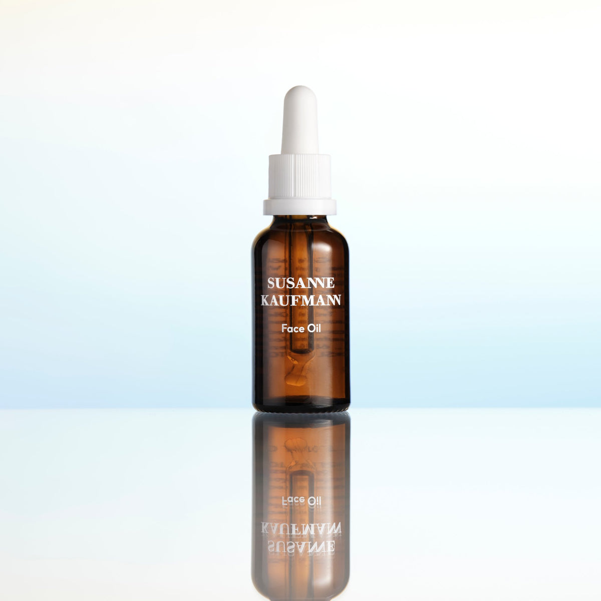 Susanne Kaufmann Face Oil / Gesichtsöl, 30ml – Flasche mit Spiegelung