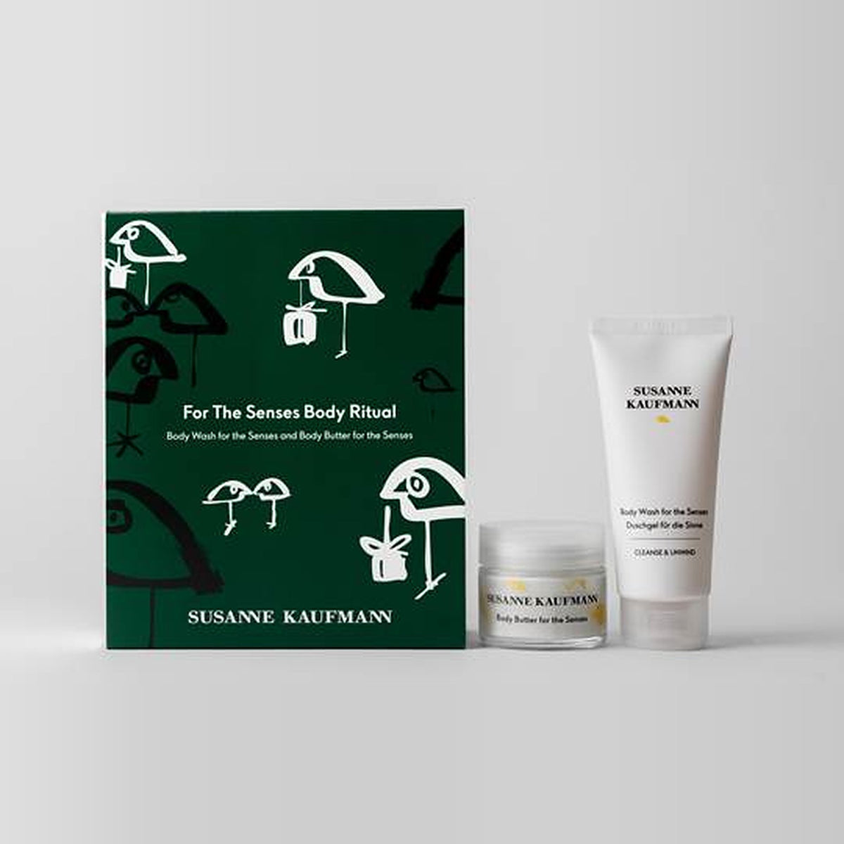 Susanne Kaufmann For the Senses Body Ritual – Geschenkbox mit Body Wash 100 ml und Body Butter 50 ml