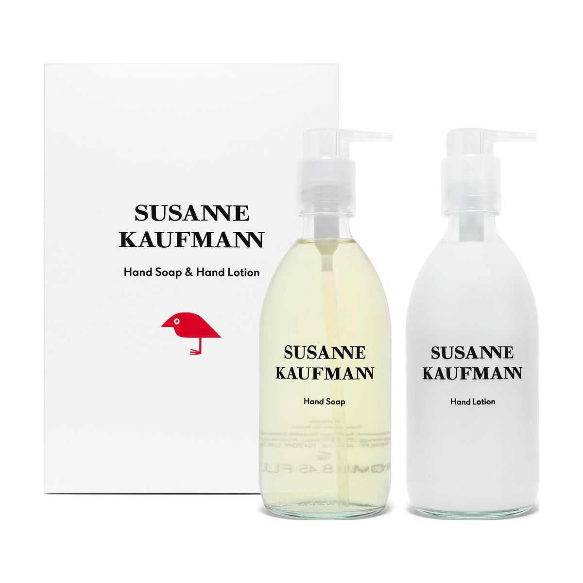 Susanne Kaufmann Hand Soap & Hand Lotion / Handseife & Handlotion im Set, 2 x 250ml – Geschenkbox mit Handseife und Handlotion