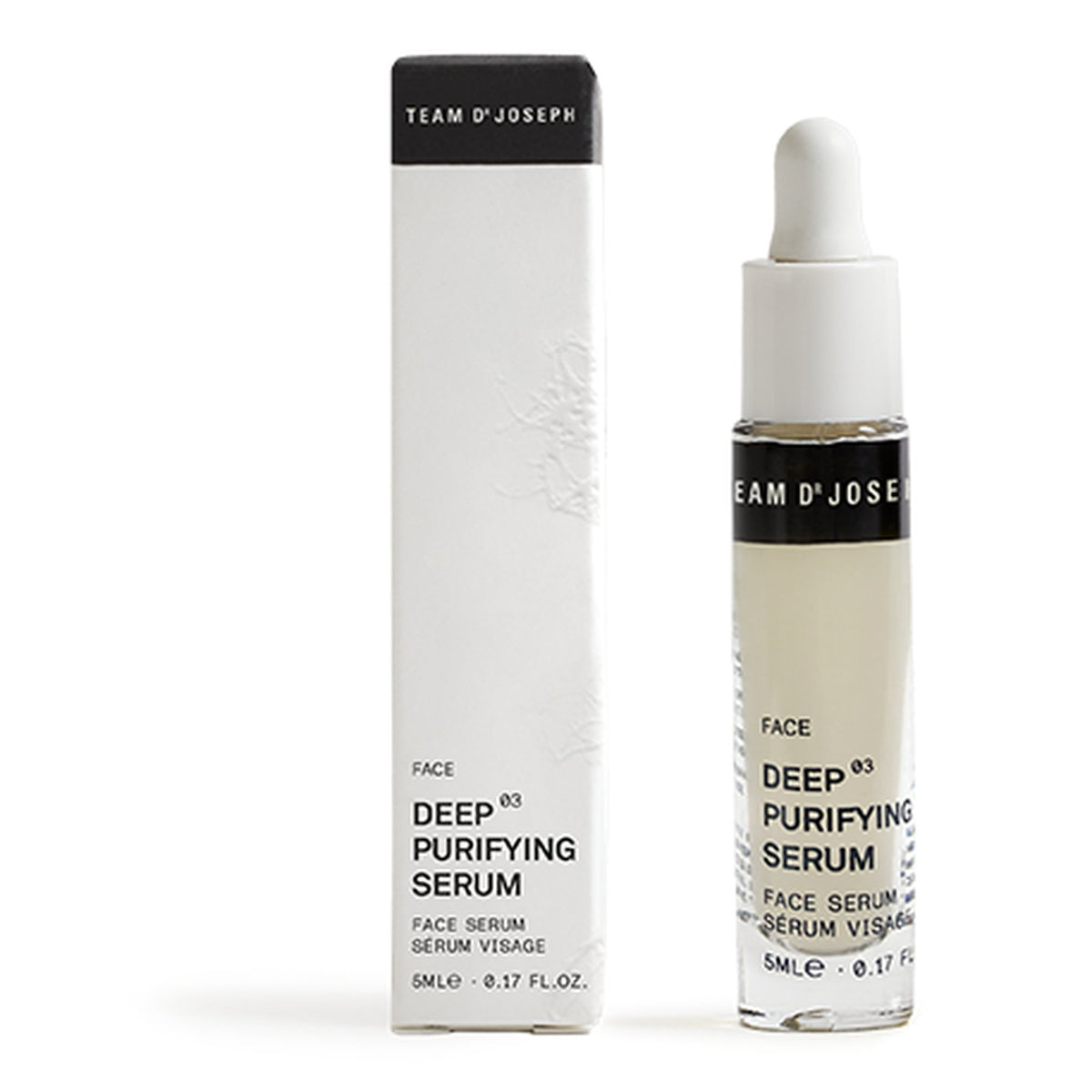 TEAM DR JOSEPH Deep Purifying Serum, 5ml – Reisegröße – Pipettenflakon mit Faltschachtel
