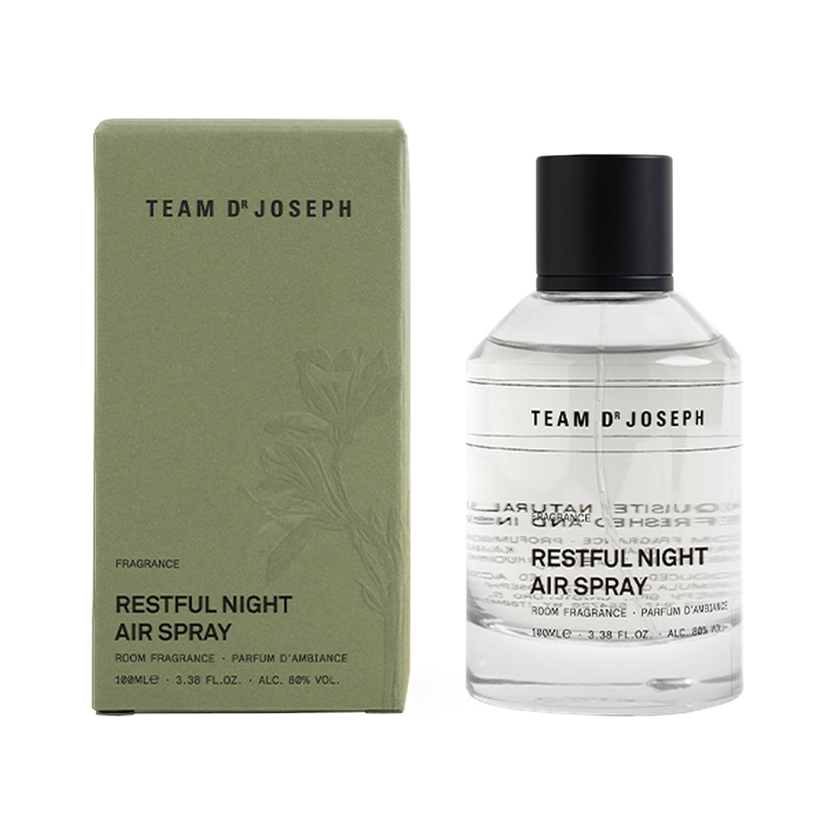 TEAM DR JOSEPH Restful Night Air Spray, 100ml – Flakon mit Faltschachtel