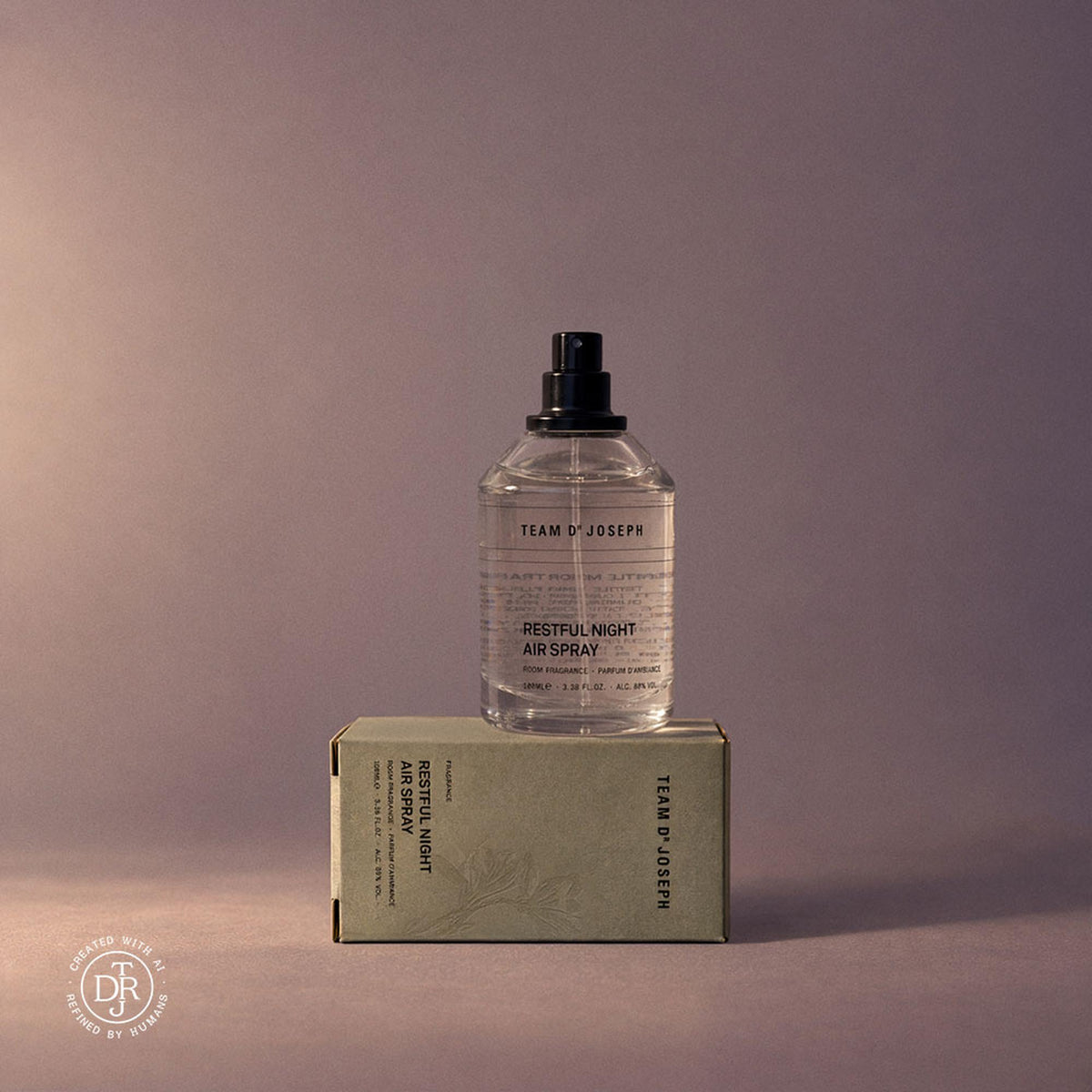 TEAM DR JOSEPH Restful Night Air Spray, 100ml – Flakon auf der Faltschachtel