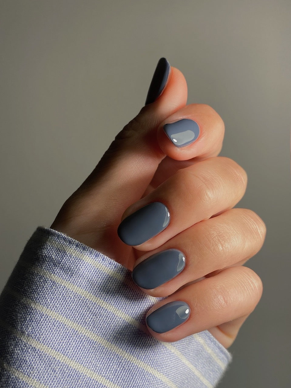 Nail Polish / Nagellack - 06 Bleue Cendré, 15ml