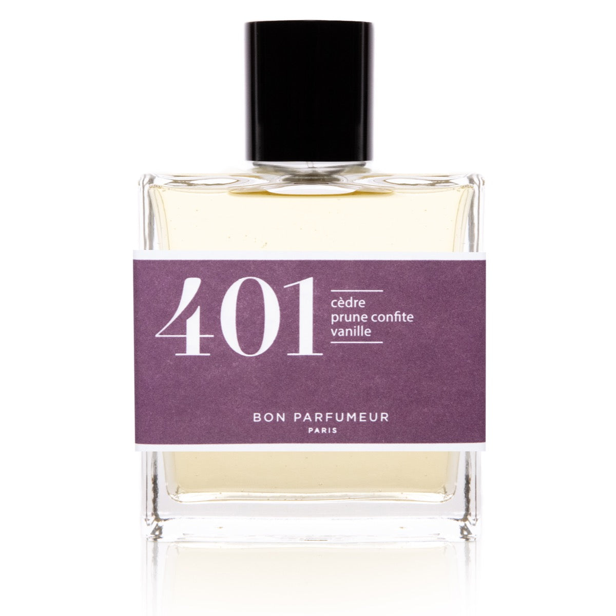 Eau de Parfum 401 Zedernholz, kandierte Pflaume, Vanille, 100 ml