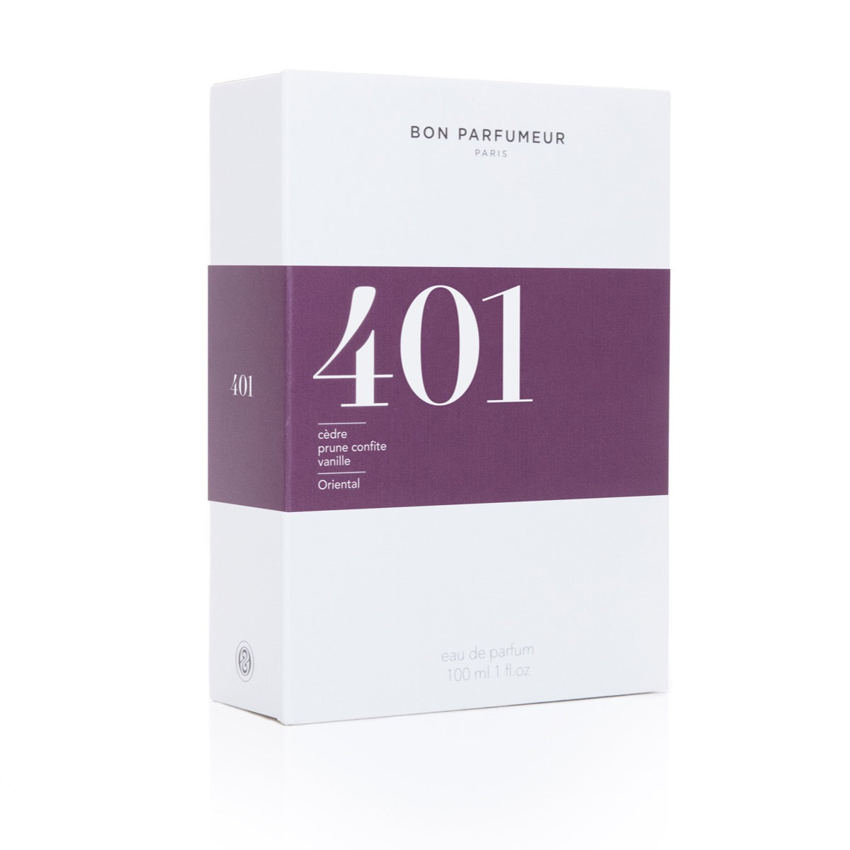 Eau de Parfum 401 Zedernholz, kandierte Pflaume, Vanille, 100 ml