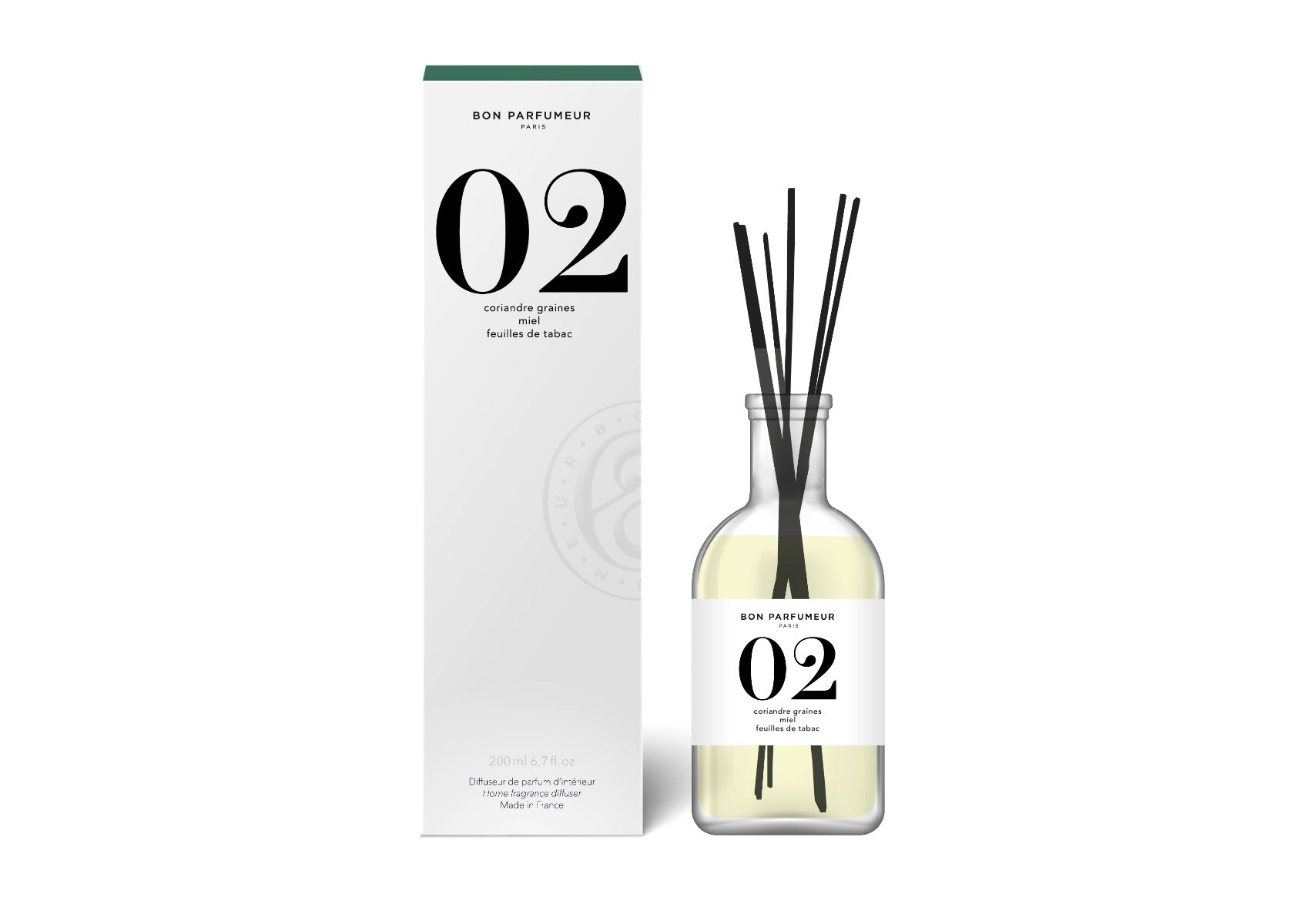 Diffuser 02 Koriandersamen, Honig, Tabakblatt, 200 ml