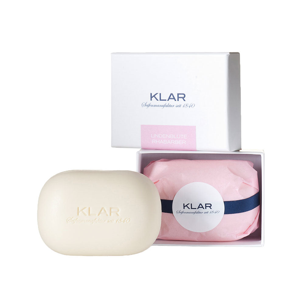 Exklusive Pflegeseife Rhabarber & Lindenblüte, 135g